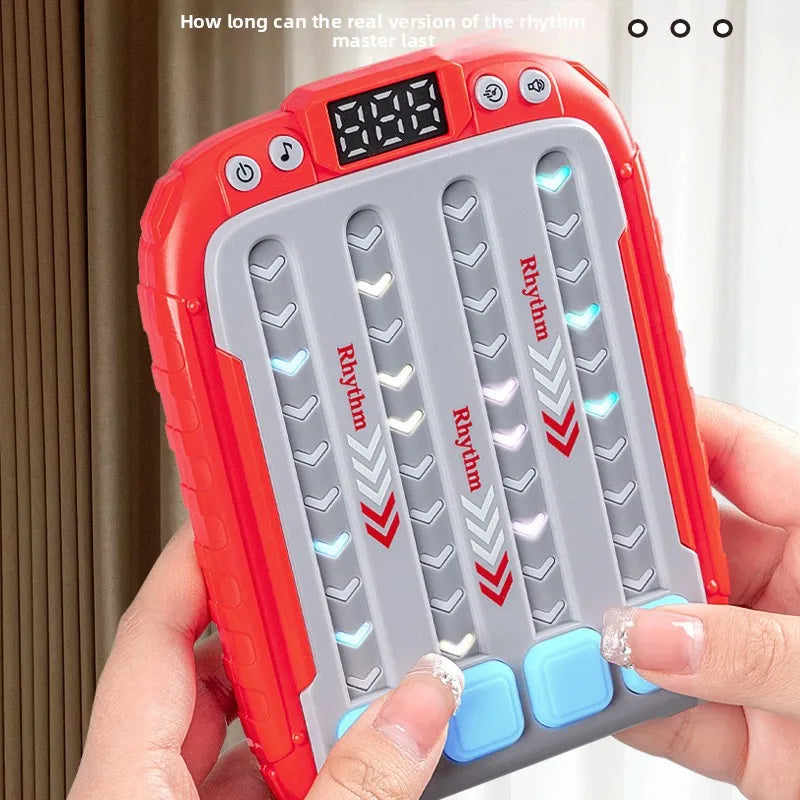 Music Rhythm Challenge Game Toy for Kids and Adults Decompress Light Press Puzzle