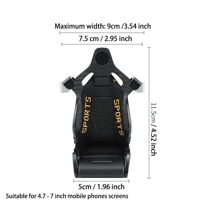 CowLost | product_id-2025-racing-car-phone-holder-mount-with-suction-cup-for-iphone-samsung |7