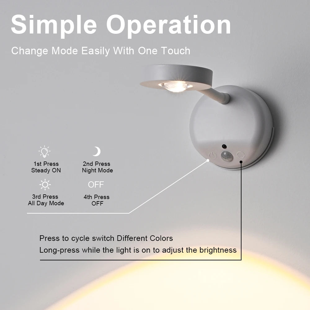 CowLost | product_id-rgb-usb-rechargeable-wireless-human-sensing-dimmable-led-wall-spotlight-for-paintings |6