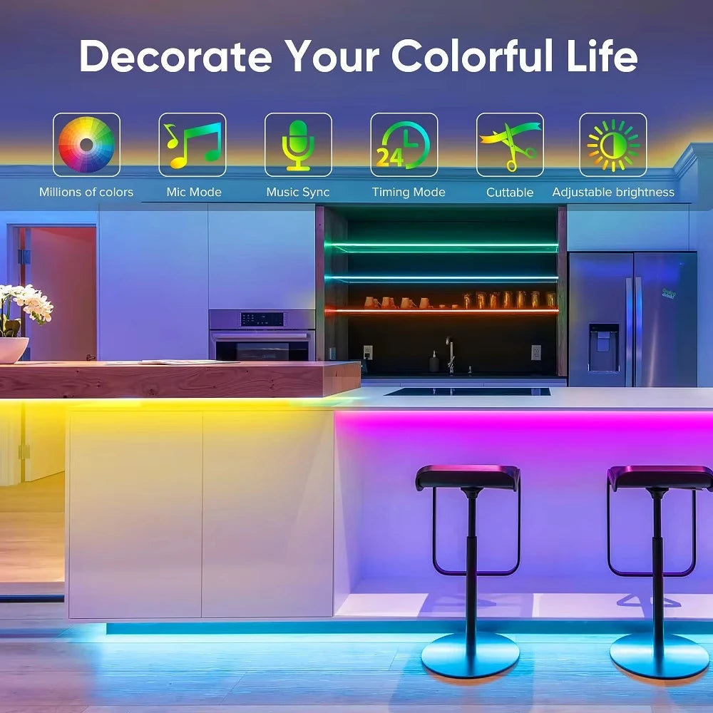 CowLost | light-ropes-strings-product_id-smart-usb-rgb-led-strip-lights-with-app-control-and-music-sync-for-tv-backlight-and-party-decor |5