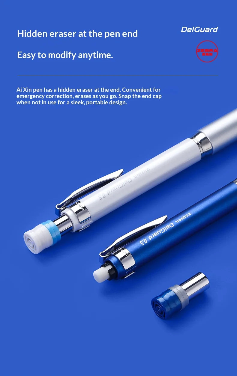 CowLost | product_id-zebra-delguard-ma86-0-5mm-mechanical-pencil-with-metal-grip-and-break-resistant-lead |14