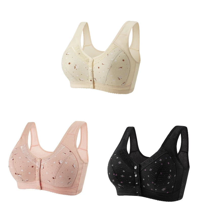 CowLost | product_id-fallsweet-3-piece-wireless-front-closure-seamless-lace-bra-set-plus-size |13