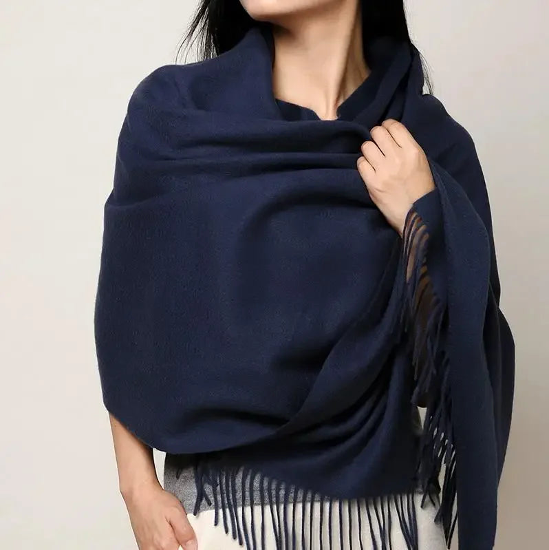 CowLost | wool-scarf-women-thick-cashmere-winter-scars |40