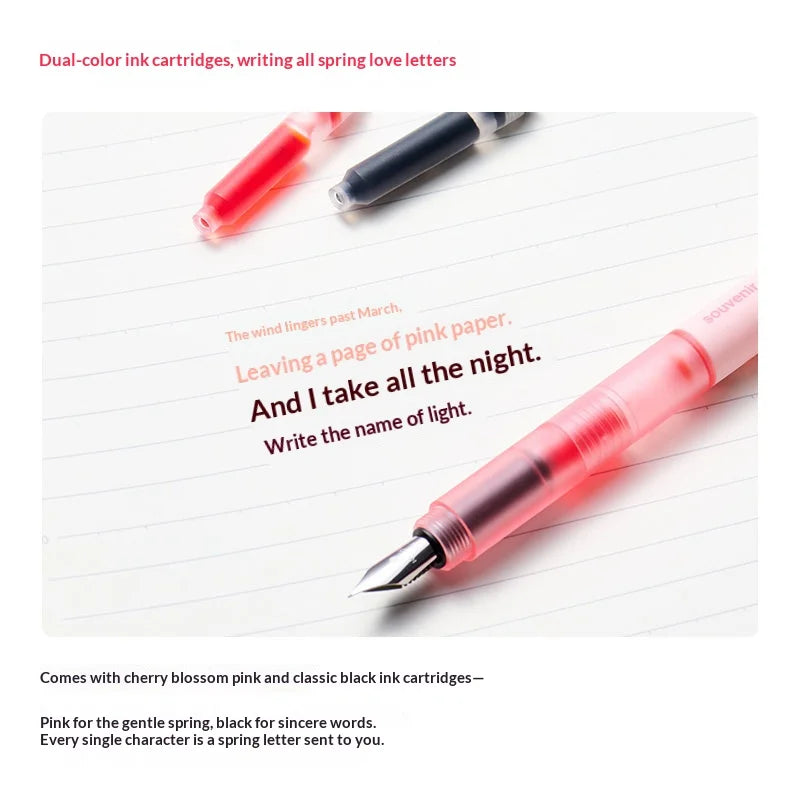 CowLost | product_id-kaco-heartfelt-ef-calligraphy-fountain-pen-with-replaceable-ink-smooth-writing-for-students-writers |5