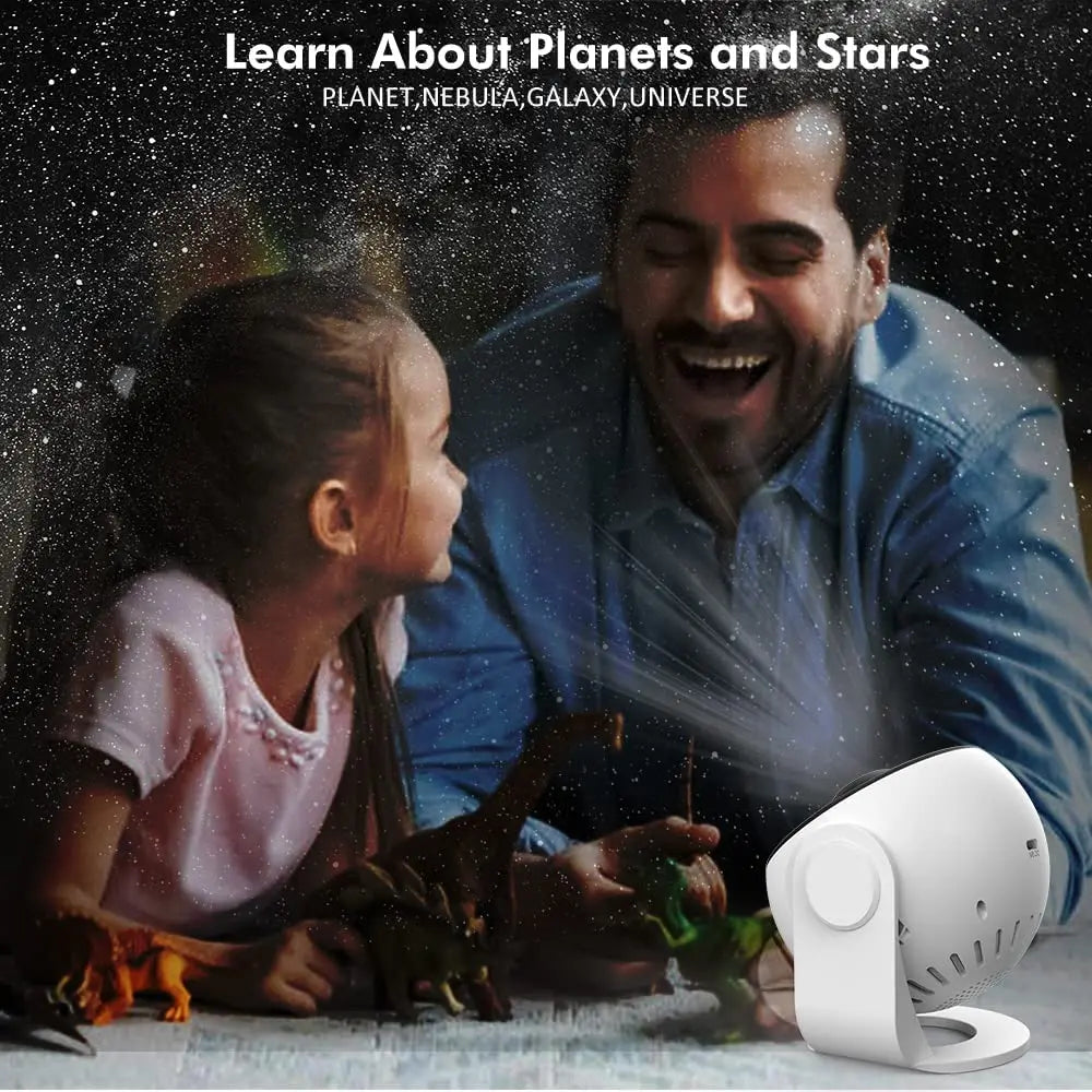 Mexllex HD Starry Sky Globe LED Galaxy Projection Night Light for Bedroom Party Gift