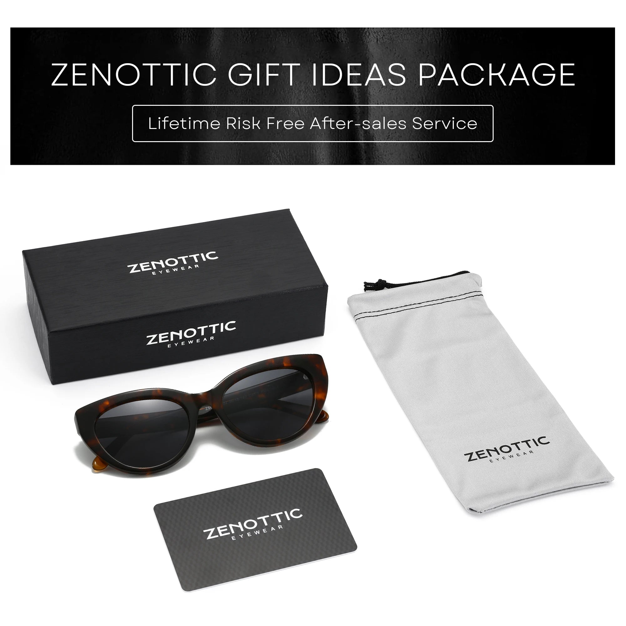 CowLost | zenottic-retro-cat-eye-polarized-sunglasses-handmade-acetate-uv400-protection |6