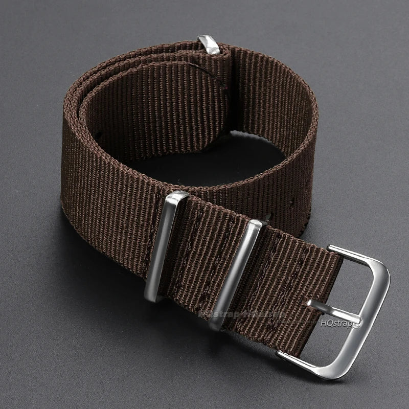 CowLost | 16mm-18mm-20mm-22mm-nylon-army-sports-band-nylon-fabric-belt-accessories-belt-buckle-bands-black-watch-strap-for-omega-for-seiko |17