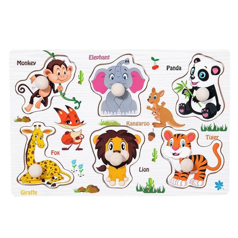 CowLost | fencing-barriers-montessori-baby-wooden-puzzles-1-3-years-educational-toys |60