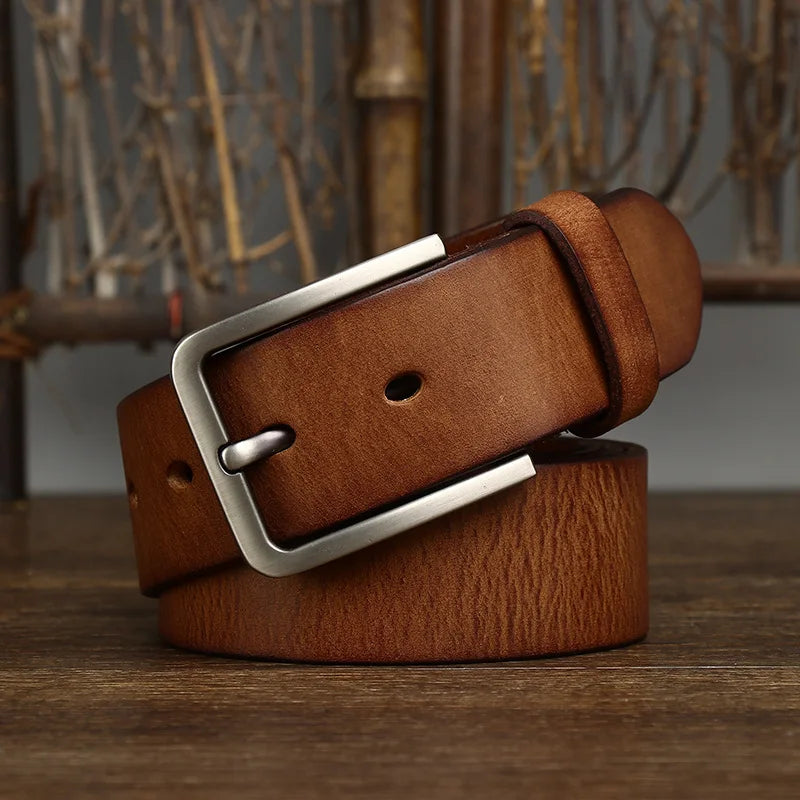 CowLost | 3-8cm-genuine-leather-for-mens-high-quality-buckle-jeans-cowskin-casual-belts |1
