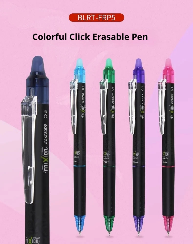 CowLost | product_id-pilot-frixion-0-5mm-retractable-erasable-gel-pens-black-red-blue-ink-for-homework-notes |7