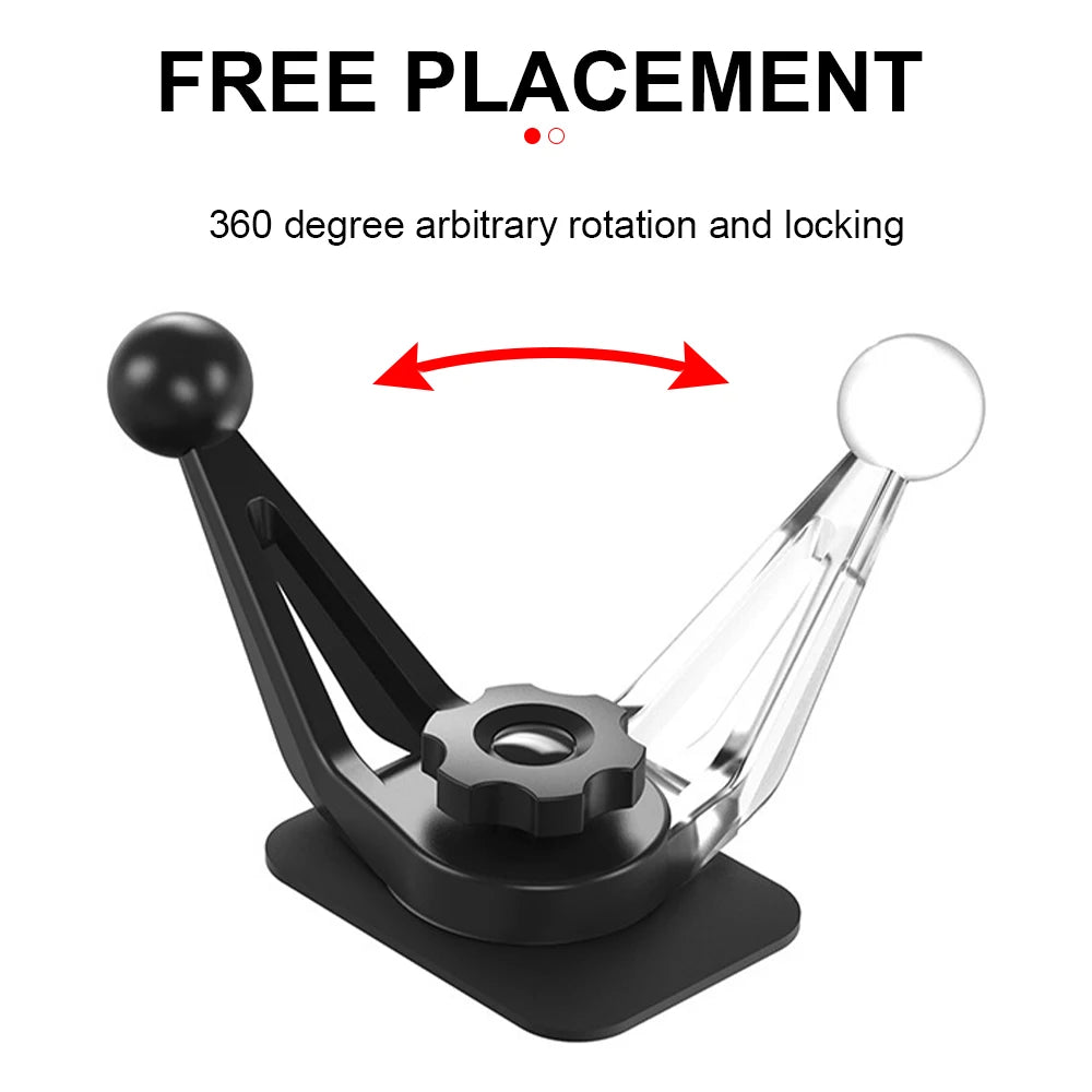 CowLost | product_id-mcgillon-17mm-ball-head-sticky-base-mount-for-mobile-phone-dvr-car-dashboard-desktop-holder |8