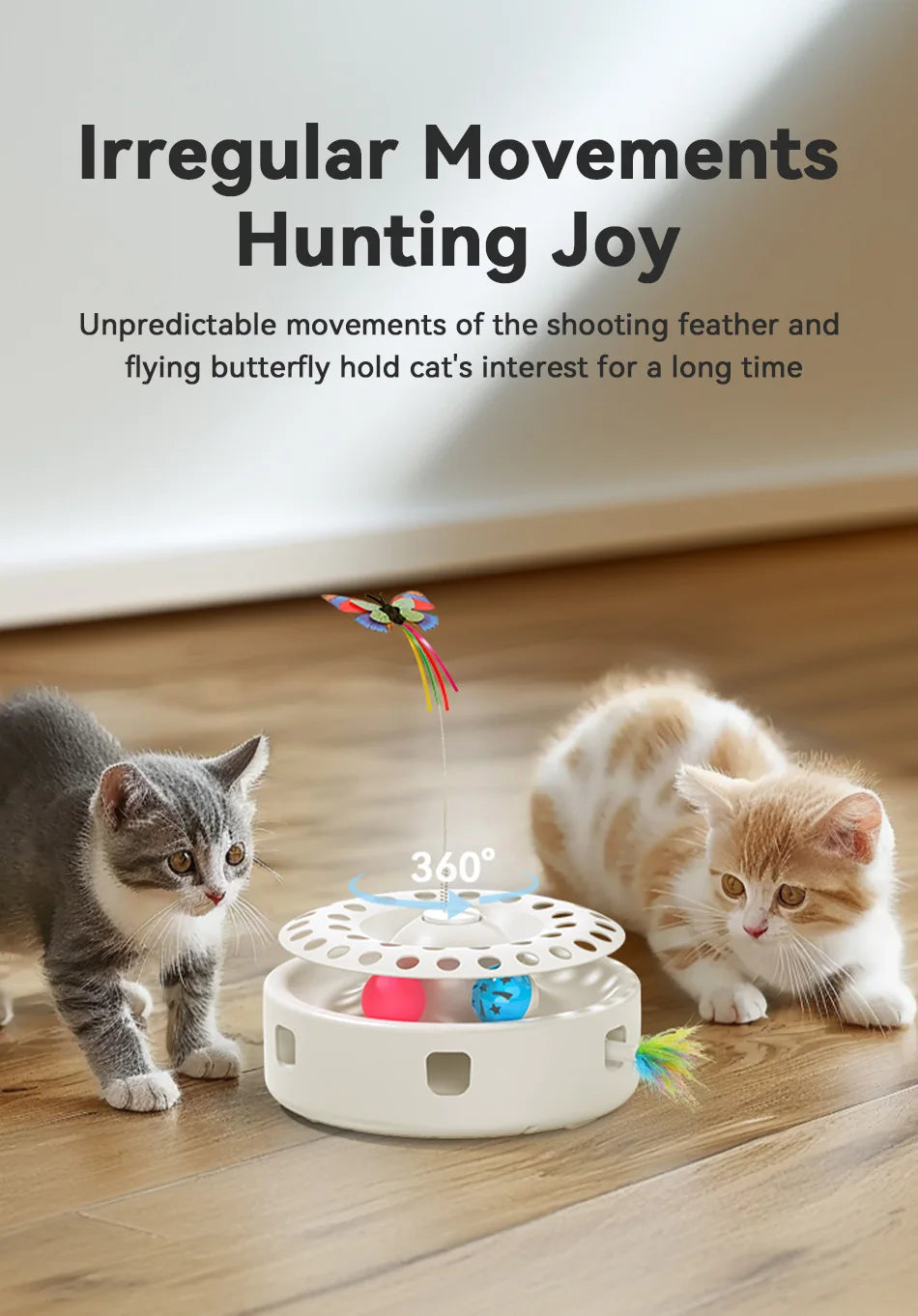 CowLost | cat-treats-rojeco-automatic-smart-cat-toy-3-in-1-interactive-set |12