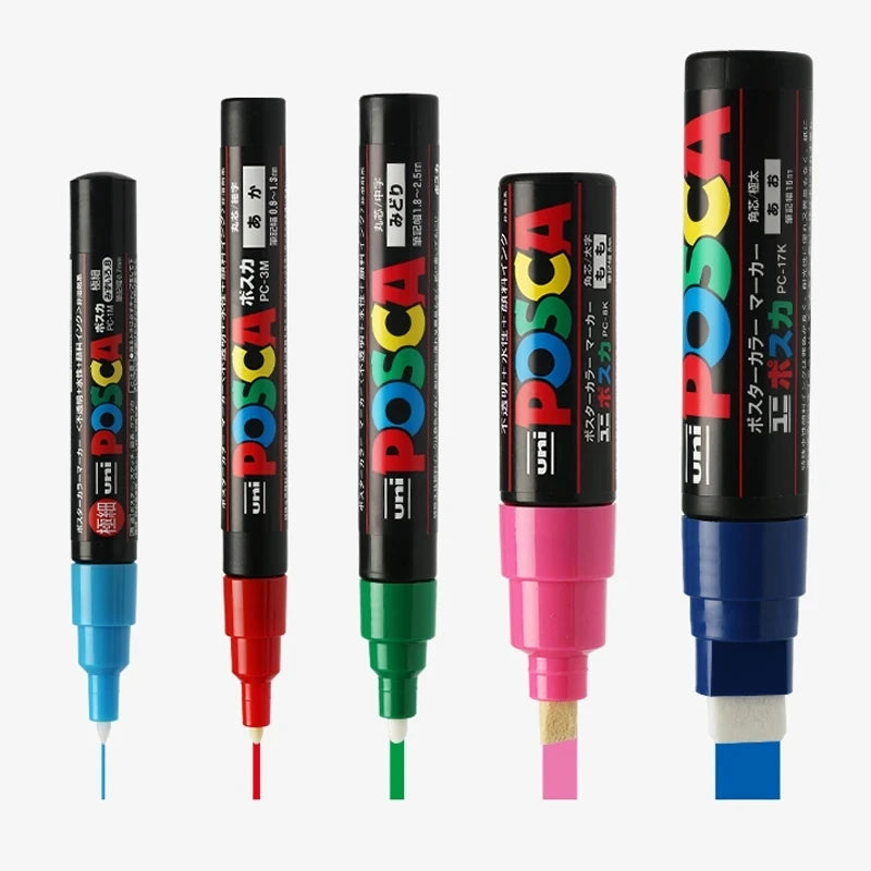 CowLost | product_id-5pcs-posca-marker-pens-set-pc-1m-3m-5m-8k-17k-black-white-colors-acrylic-graffiti-poster |4