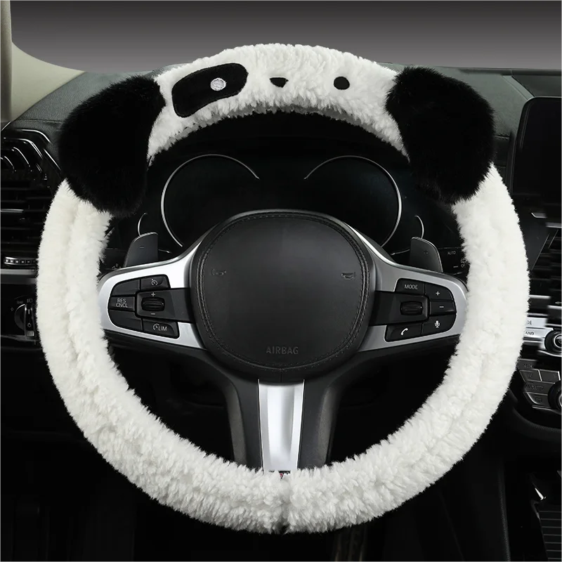 CowLost | plush-cartoon-car-steering-wheel-cover |12