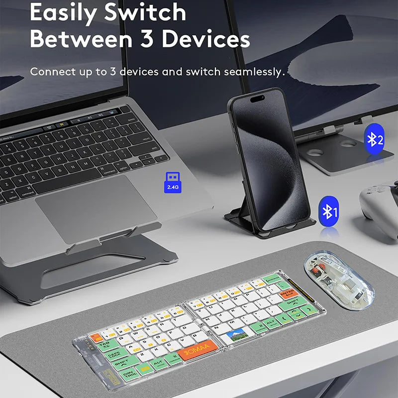 CowLost | product_id-jomaa-foldable-bluetooth-2-4g-wireless-keyboard-with-pu-leather-cover-for-iphone-ipad-smartphone-tablet-laptop |3