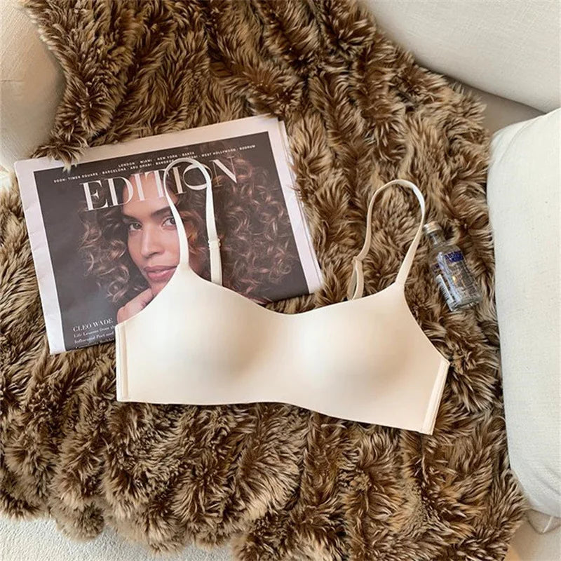 CowLost | product_id-3pcs-seamless-wire-free-1-2-cup-push-up-bras-with-back-closure-for-women |11