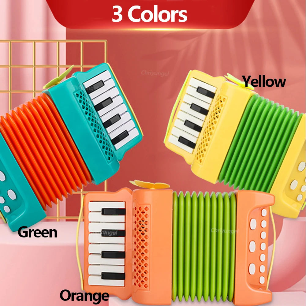 Accordion Toy Piano Musical Instrument Educational Gift for Kids Toddlers