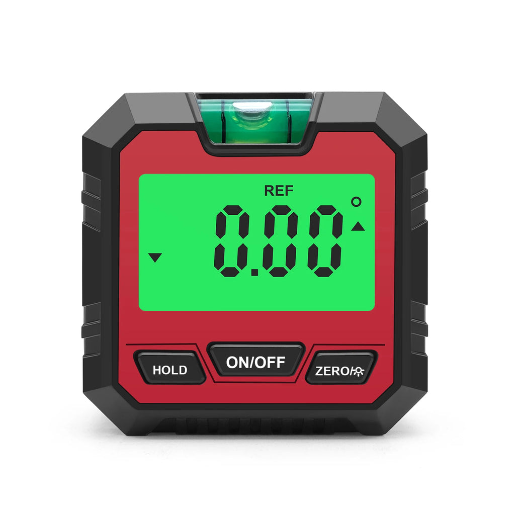 Mini Digital Magnetic Protractor Inclinometer 360° Angle Gauge with Backlight