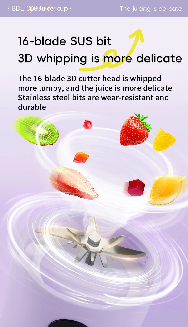 CowLost | product_id-homefish-usb-rechargeable-cordless-mini-blender-juicer-for-smoothies-and-shakes |10