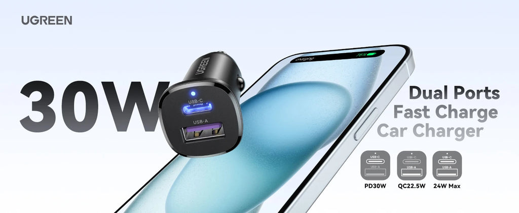 CowLost | ugreen-30w-usb-c-car-charger |7