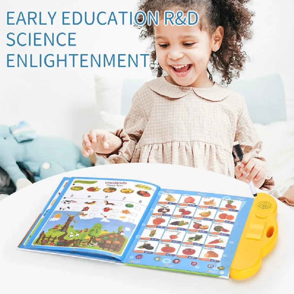 CowLost | pens-product_id-3-in-1-educational-story-notebook-with-reading-pen-thai-chinese-english-learning-machine |4