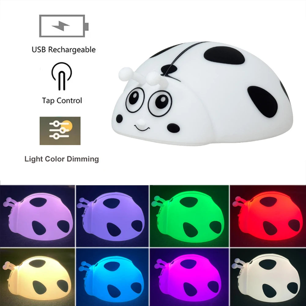 CowLost | product_id-kfvc-rechargeable-touch-control-ladybug-silicone-night-light-for-nursery |21