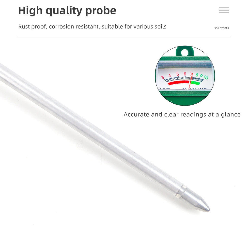 Digital Soil PH Meter Tester with Probe for Garden Plant Soil Acidity Test