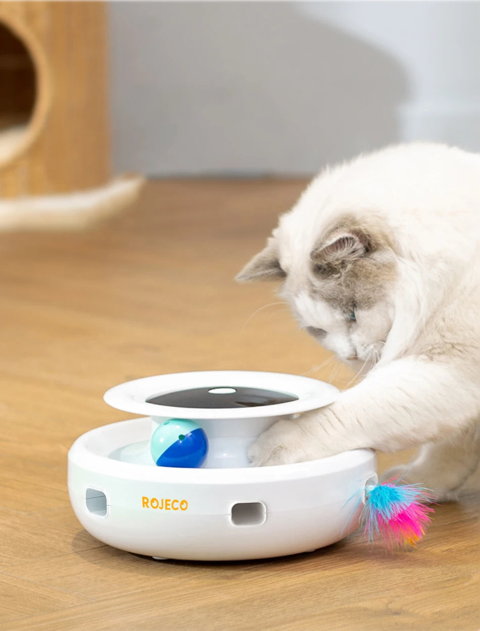 CowLost | cat-treats-rojeco-2-in-1-automatic-smart-cat-toy-with-feather-and-fun-ball |12