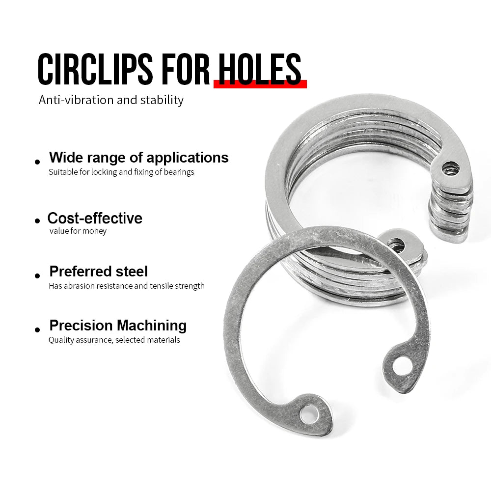 CowLost | nindejin-c-type-internal-circlip-retaining-rings-assortment-kit-for-hole-stainless-steel |3