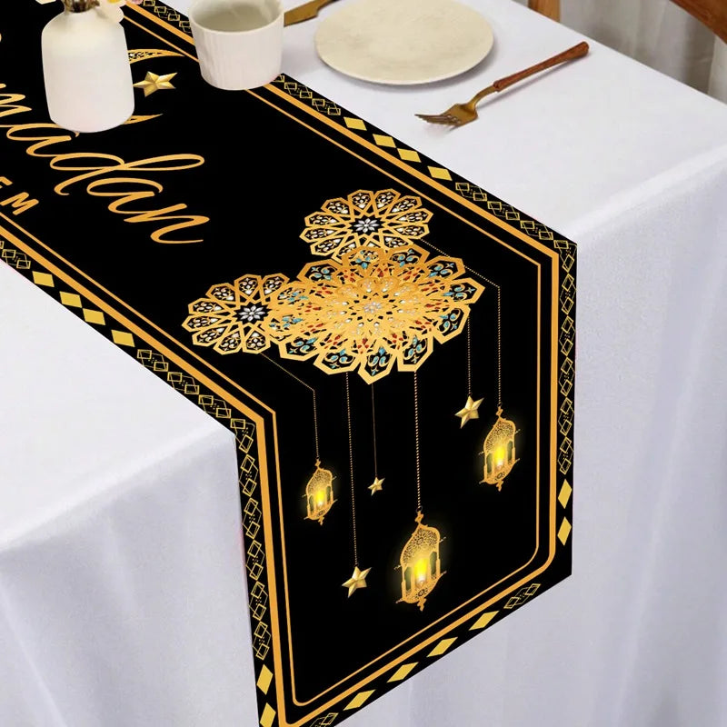 CowLost | ramadan-table-runner-eid-mubarak-decoration |13