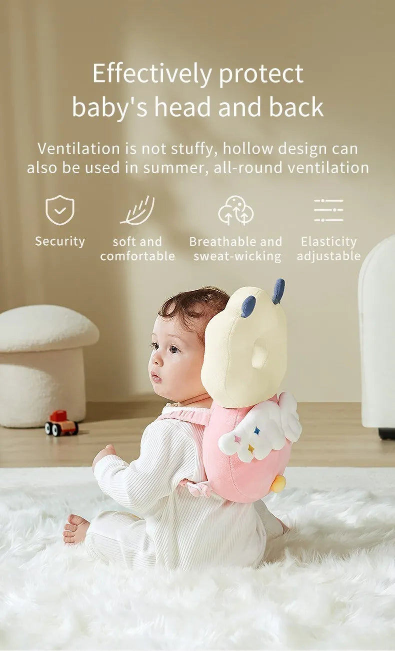 CowLost | aibedila-newborn-head-back-protector-baby-protect-pillow-learn-walk-headgear |6