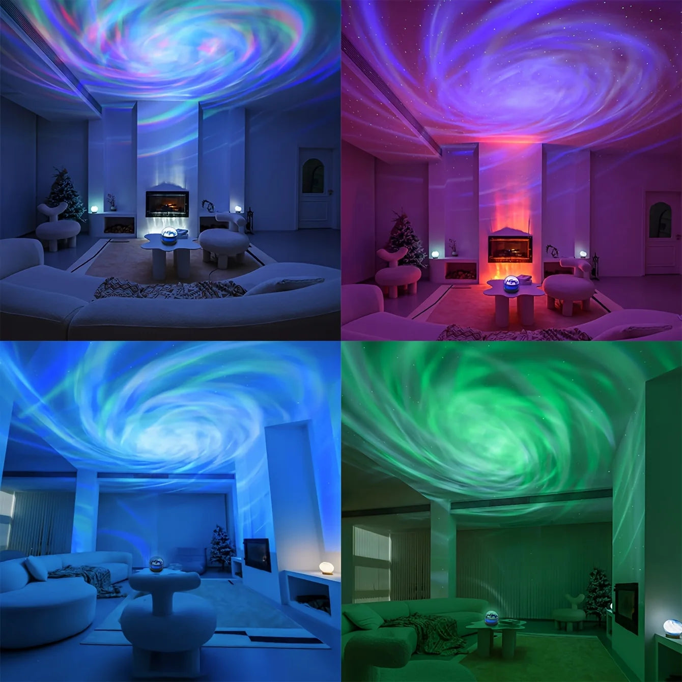 CowLost | night-lights-ambient-lighting-product_id-starry-sky-galaxy-led-lamp-projector-night-light-usb-5v-remote-sound-7-modes-party-decor |2