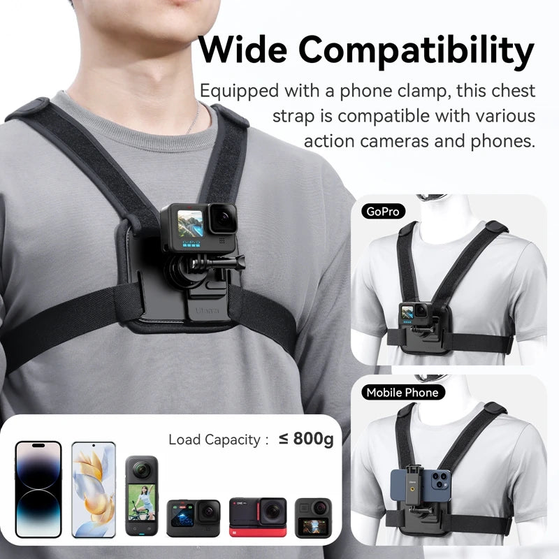CowLost | ulanzi-go-quick-ii-magnetic-chest-strap-for-action-camera-smartphone-gopro-14-13-12-11-10 |5