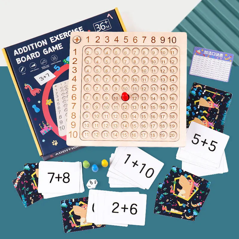 CowLost | fencing-barriers-montessori-kids-99-multiplication-board-game-educational-math-toy |7