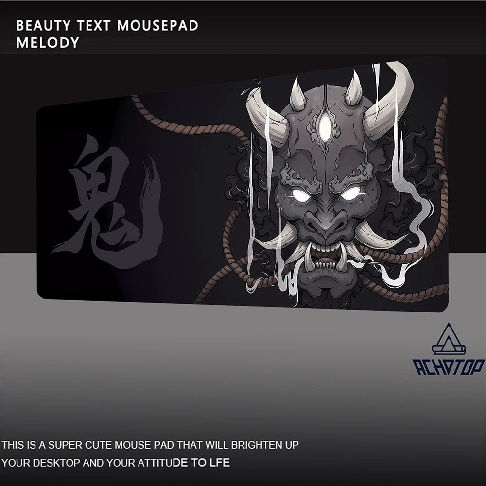 CowLost | uncategorized-japanese-style-oni-large-gaming-mousepad-900x400mm |15