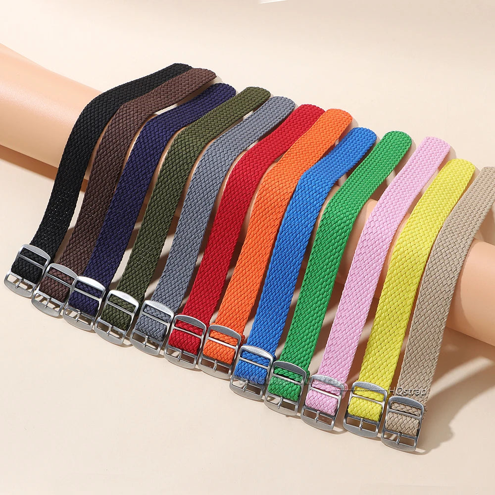 CowLost | product_id-woven-nylon-perlon-watch-strap-14-22mm-adjustable-sport-wristband-for-men-women |2