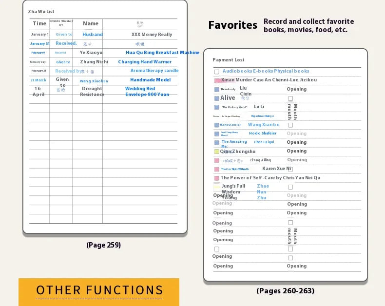 CowLost | kinbor-full-series-2026-a5-planner-daily-book-a6-annual-52g-tomoe-river-paper-journals-notepads-pure-colors-timeline-eight-grid-1 |55