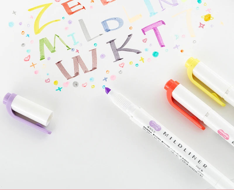 CowLost | product_id-zebra-5-10pcs-double-ended-twin-tip-highlighter-set-for-school-office |11