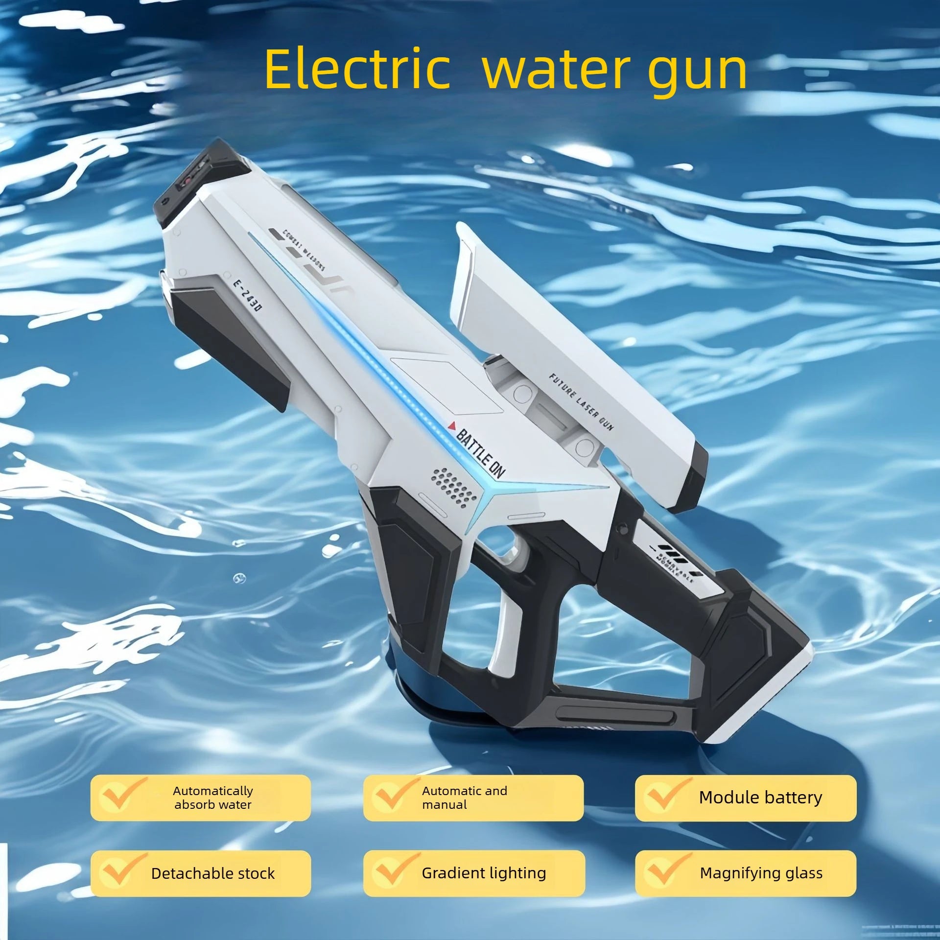 Powerful Automatic Electric Water Gun Large Capacity Summer Beach Toy