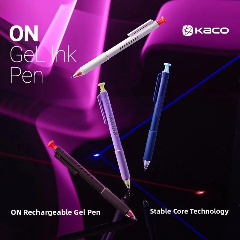 CowLost | product_id-kaco-on-zero-0-5mm-black-retractable-refillable-gel-pen-smooth-writing |2