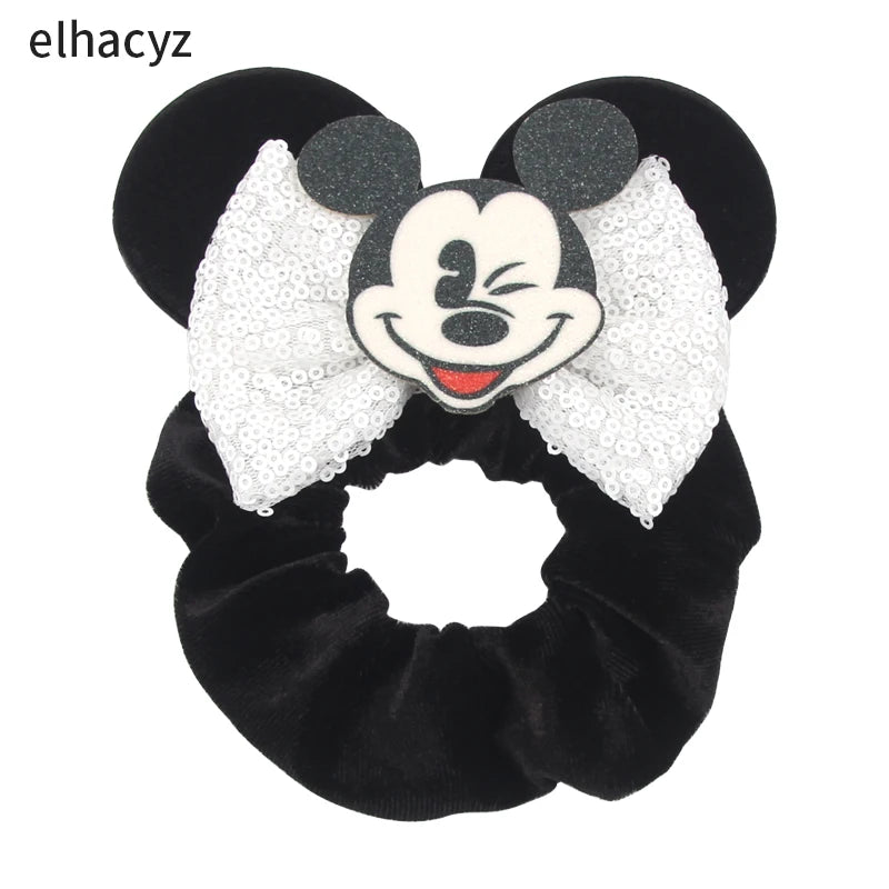 CowLost | disney-mouse-velvet-hair-scrunchies-hairband-for-girls |15