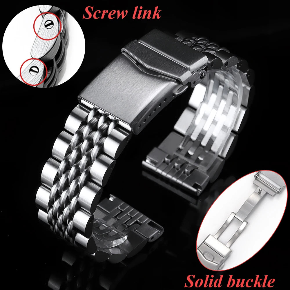 CowLost | watch-bands-product_id-quick-release-stainless-steel-watchband-20mm-22mm-screw-link-universal-strap |1