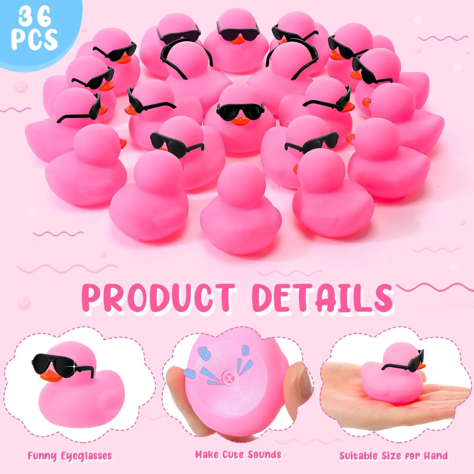 CowLost | product_id-6-12-24pcs-mini-rubber-duck-bath-toys-squeak-and-float-for-toddlers |2