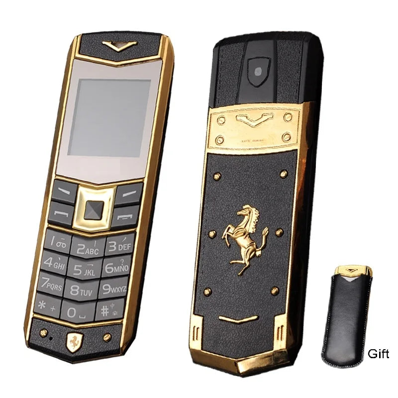 CowLost | mini-classic-luxury-phone-metal-frame-dual-sim-bluetooth |8