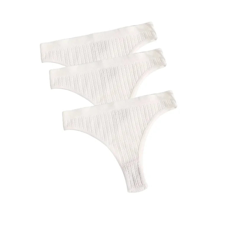 CowLost | product_id-3pcs-seamless-low-waist-women-s-stretch-briefs-solid-color-panties |26