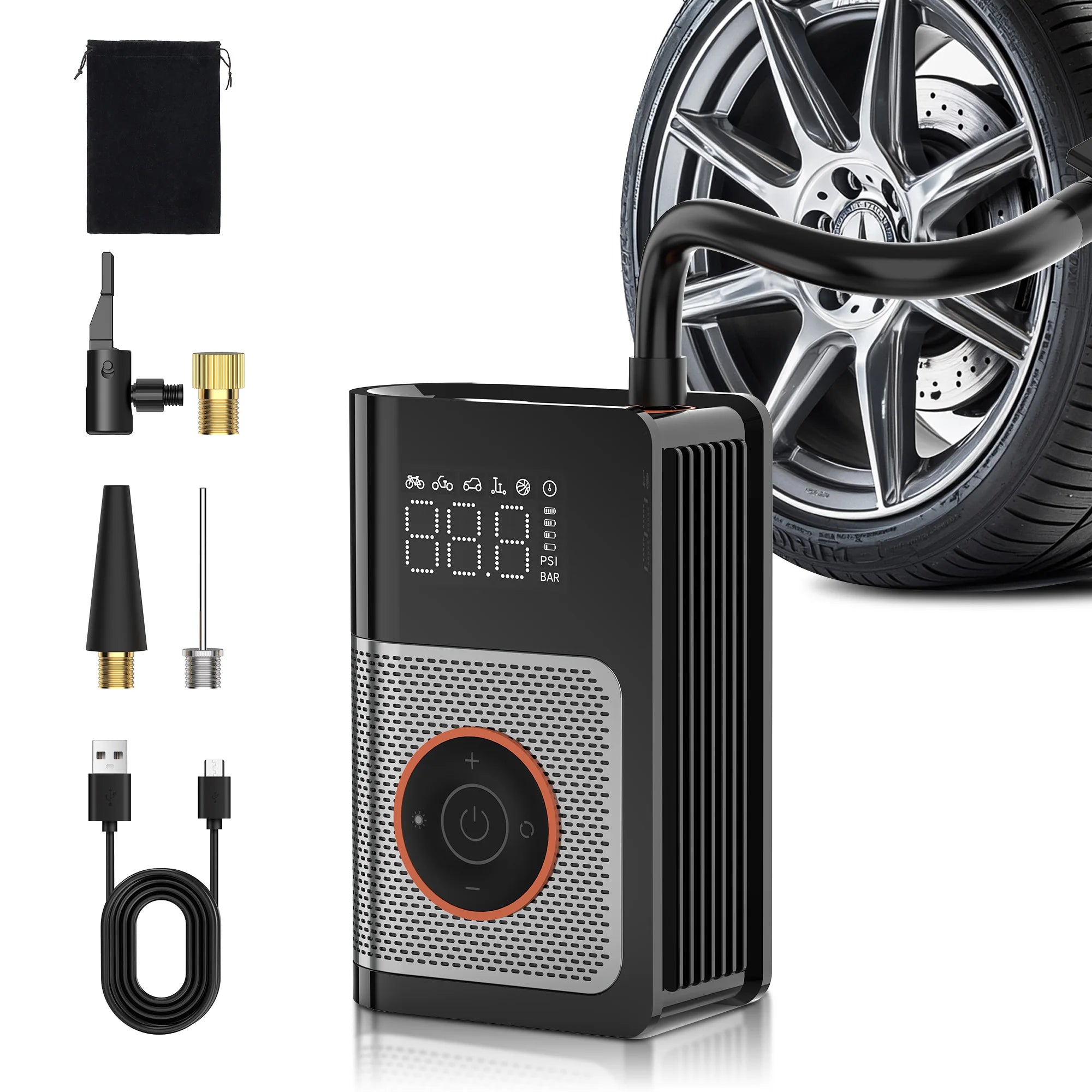 CowLost | motorcycle-tires-product_id-portable-wireless-electric-tire-inflator-with-digital-display-for-car-motorcycle-bicycle |1