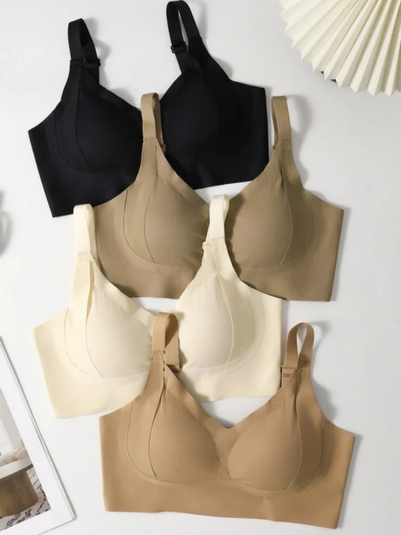 CowLost | product_id-2-pack-plus-size-wireless-push-up-bras-for-women-seamless-padded-wide-straps-m-4xl |6