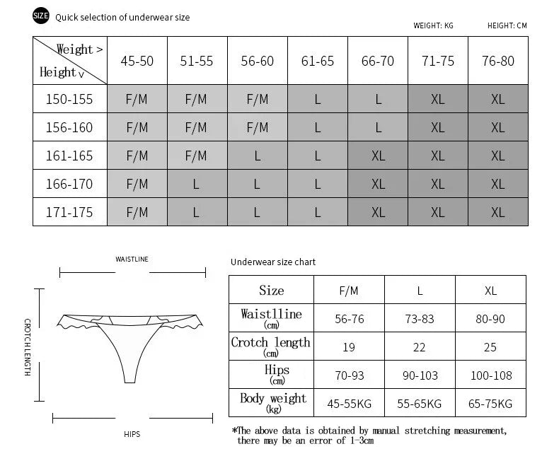 CowLost | 1pcs-women-lace-beading-panties-ladies-erotict-crotchless-thongs-g-string-lingerie |7