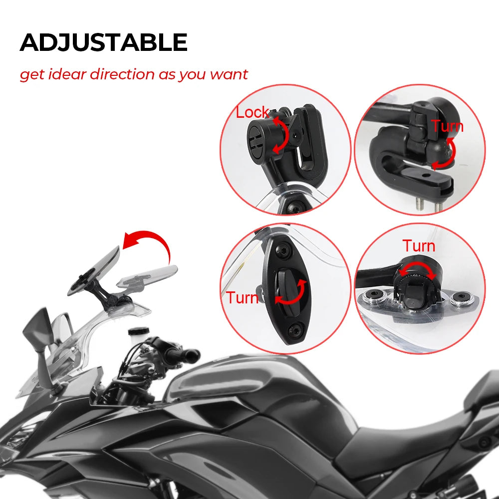 CowLost | product_id-adjustable-clamp-on-windshield-extension-spoiler-for-all-motorcycles |6