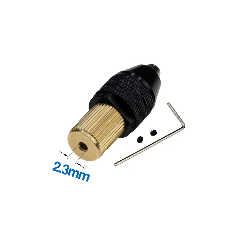 CowLost | product_id-mini-electric-motor-shaft-quick-release-keyless-drill-chuck-clamp-2-3-3-17mm-adapter-holder |8
